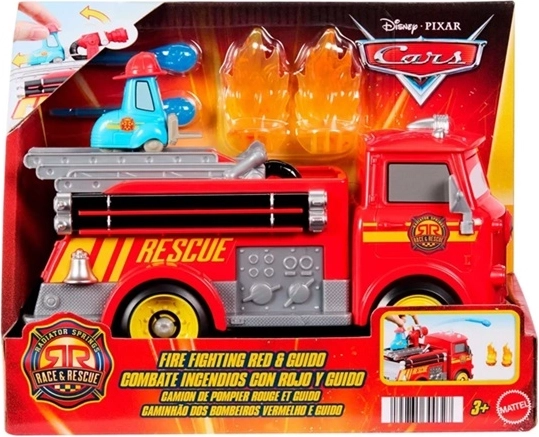 Disney Pixar Cars wóz strażacki Edek i Guido - 1 szt.