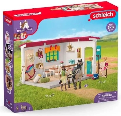 Schleich Horse Club siodlarnia z figurkami