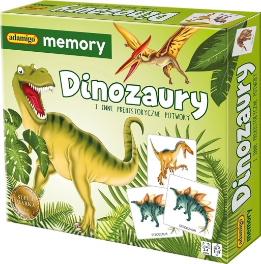 Gra pamięciowa Dinozaury
