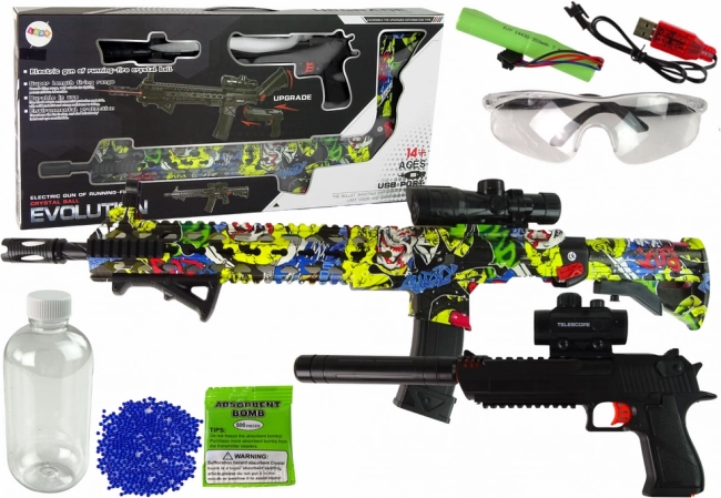 Karabinek / strzelba - pistolet na kulki wodne z akcesoriami