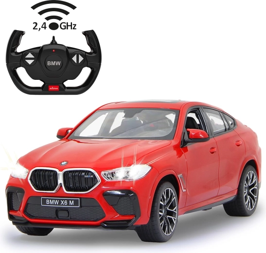 Zdalnie sterowany samochód JAMARA BMW X6 M czerwony 1:14