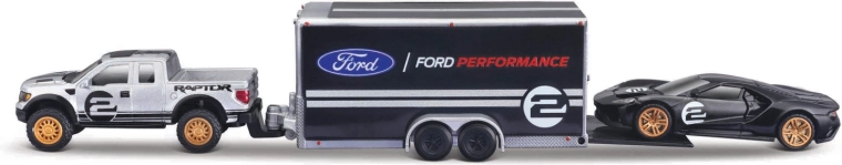 Maisto Design Team Haulers Ford F-150 SVT Raptor i Ford GT Heritage 1:64