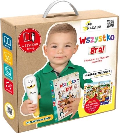 Mówiąca interaktywna książka Kakadu – Wszystko gra!