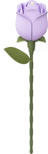 ROBOTIME ROKR kwiatowe artystyczne: 3D puzzle lawendowa róża, 37 elementów