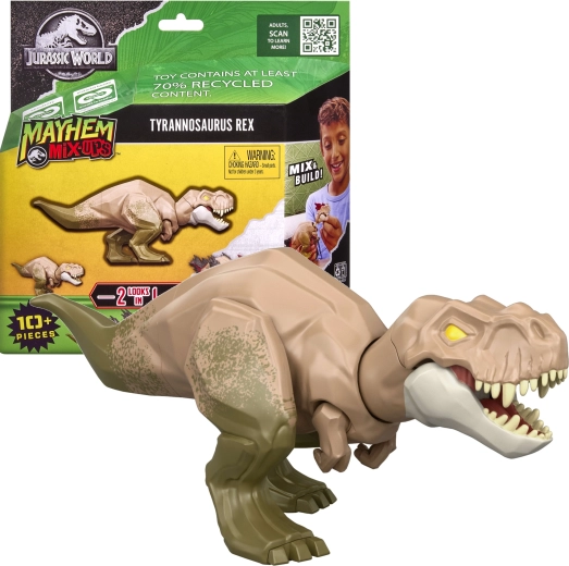 Jurassic World Mayhem Mix-Ups Tyrannosaurus Rex 2 w 1