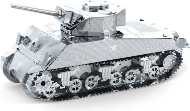 metal earth 3d metalowy model czołgu m4 sherman