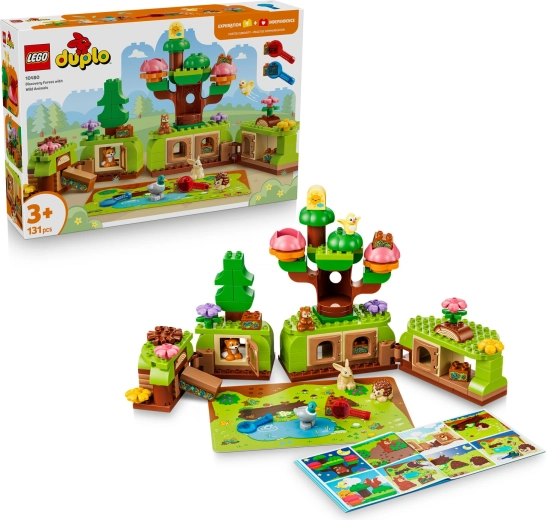 LEGO DUPLO Leśni odkrywcy z dzikimi zwierzętami
