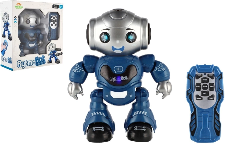 Robot RytmoBot sterowany na podczerwień ze światłem i dźwiękiem 20 cm