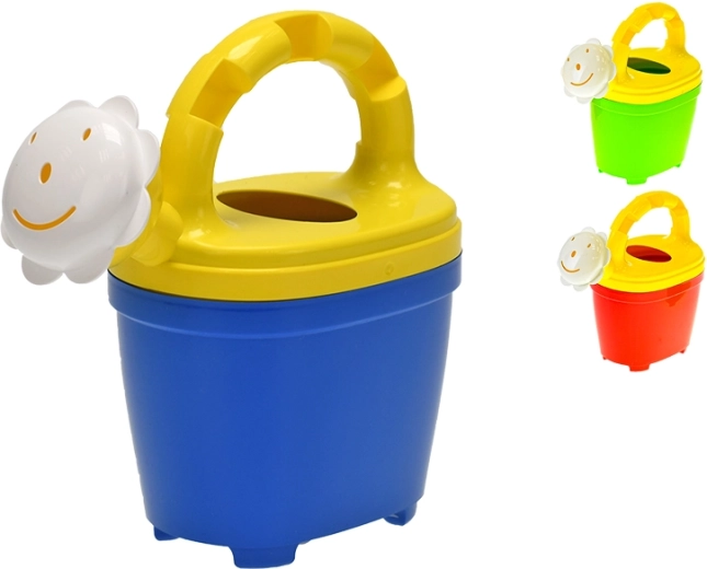 Dziecięca konewka do wody z kwiatowym sitkiem 16 cm