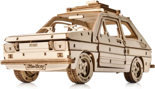 Little Story drewniane puzzle 3D FSO Fiat 126p