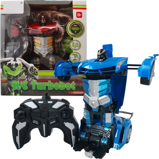 RC transformujące auto i robot Turbobot na zdalne sterowanie