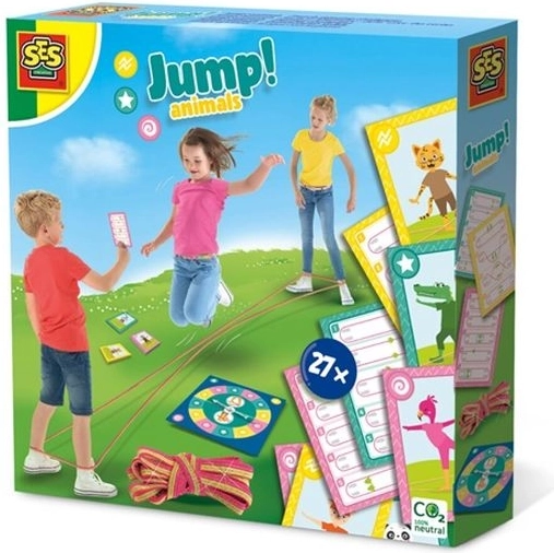 SES Creative Jump! zwierzęta – ruchowa gra skakania dla dzieci