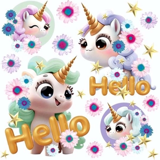 Naprasowanki Pony World – zestaw 15 × 21 cm