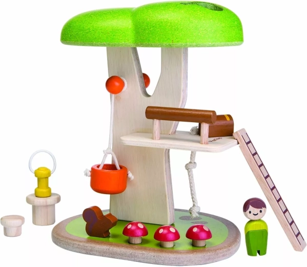 PlanToys drewniany domek na drzewie Tree house