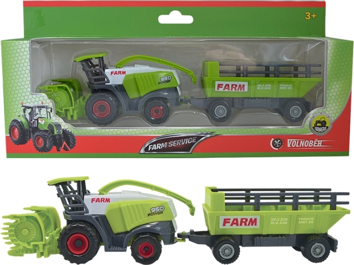 Rolniczy kombajn z przyczepą 1:50