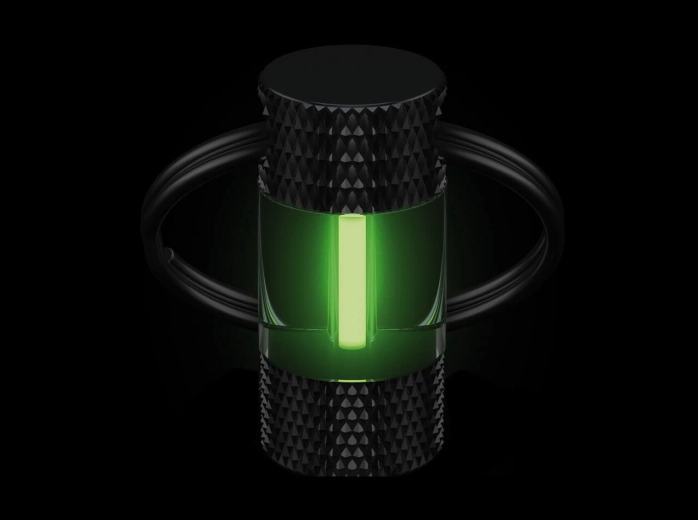 Böker Plus Mini Glow – zielony brelok do kluczy bez baterii