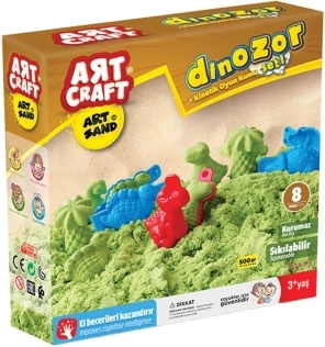 Art Craft piasek kinetyczny dinozaury 500 g