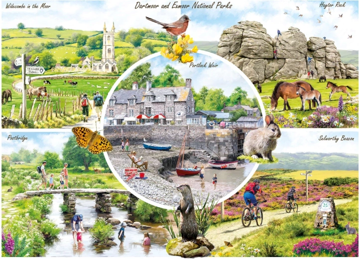 Puzzle GIBSONS Dartmoor & Exmoor 1000 elementów