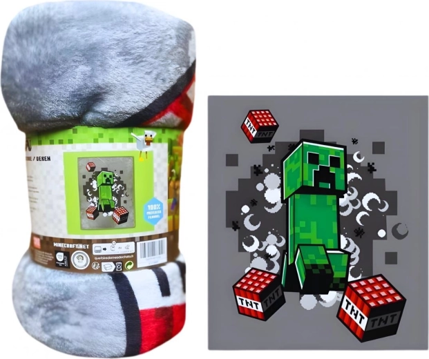 Xxl koc polarowy Minecraft de lux