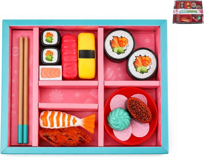 Zestaw do zabawy Sushi Kawaii, 19 szt.