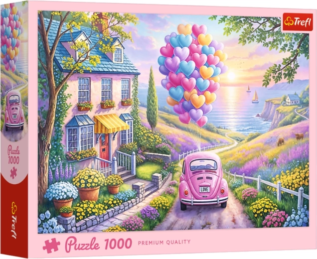 Puzzle 1000 elementów – Romantyczna przejażdżka – Trefl