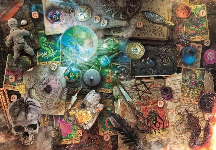 Puzzle CLEMENTONI Maleficium – okultystyczne artefakty 1000 elementów