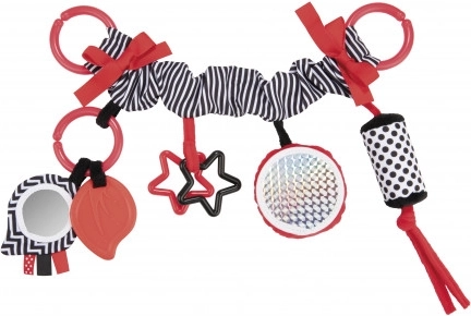 Canpol babies Kontrastowa zawieszka do wózka/fotelika SENSORY