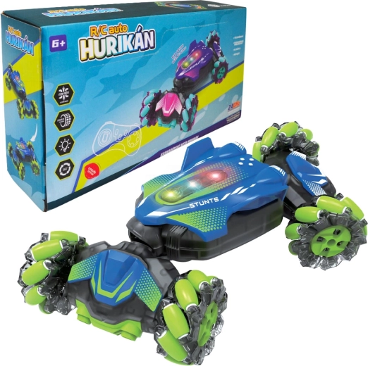 RC auto Huragan akrobatyczne z LED i 2,4 GHz