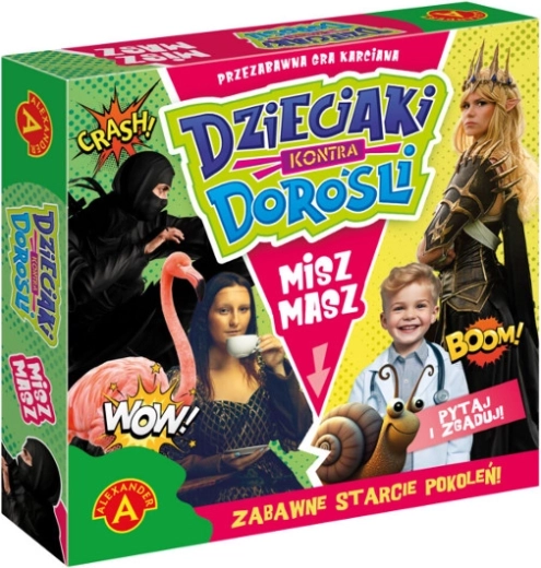 Dzieci kontra dorośli – Misz Masz rodzinna gra quizowa