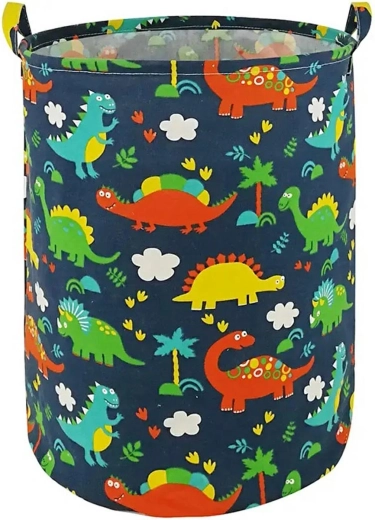 Ag327d kosz na zabawki niebieski