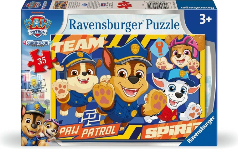 Ravensburger puzzle Psi Patrol: poszukiwania i ratunek 35 elementów