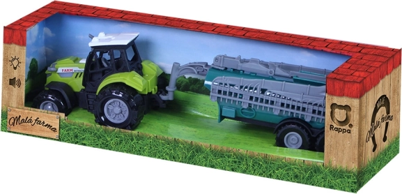 Traktor z dźwiękiem i światłem z cysterną do zraszania – moja mała farma