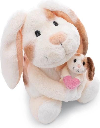 Nici pluszowy zajączek z maluszkiem Little & Me 20 cm