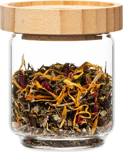 Klarstein pojemnik do przechowywania z bambusową pokrywką 200 ml