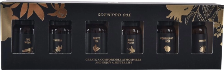 Zestaw upominkowy olejków eterycznych Black 6×10 ml