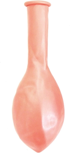 Lateksowy balon w kolorze różowego złota z perłowym efektem 30 cm