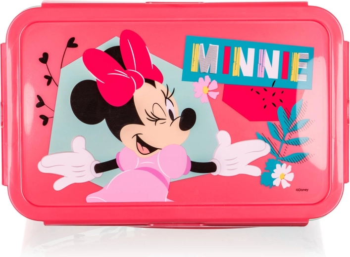 Pudełko śniadaniowe MINNIE 1,19 l z zamknięciem na klips