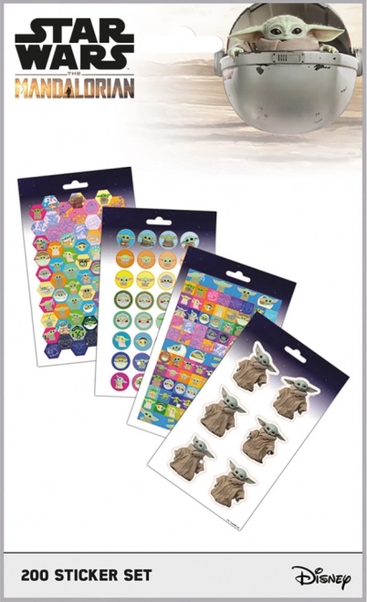 Naklejki Mandalorian – Zestaw 200 szt.