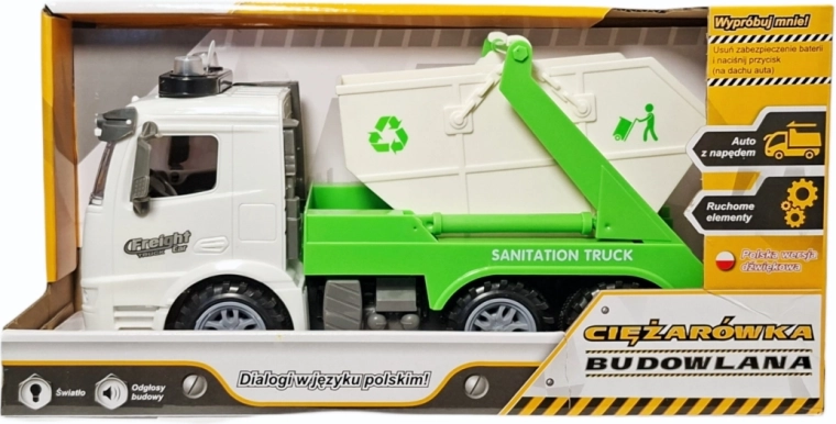 Auto budowlane z polskim modułem głosowym - 1 sztuka