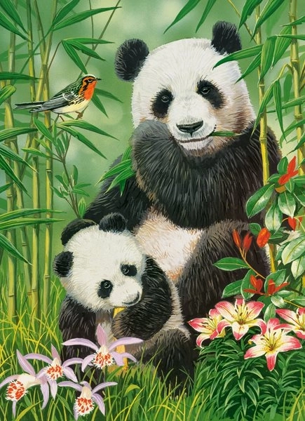Puzzle Castorland Panda Brunch 300 elementów