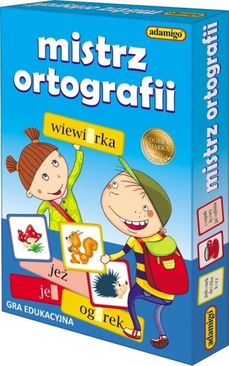 Edukacyjna gra Mistrz ortografii dla polskiej pisowni