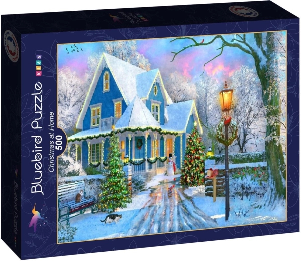 Puzzle Bluebird W domu na Święta 500 elementów - 1 sztuka