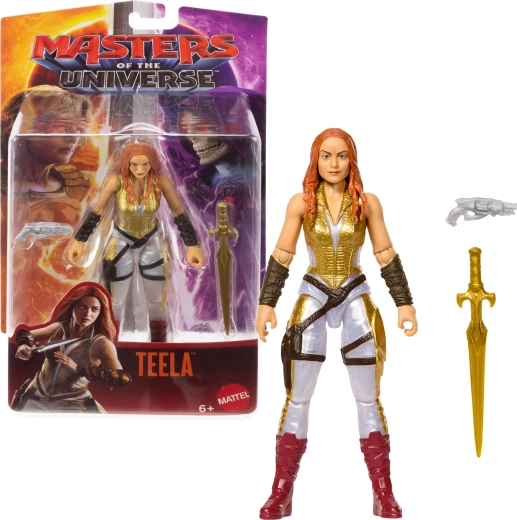 Mattel Masters of the Universe figurka Teela 13 cm z mieczem i bronią
