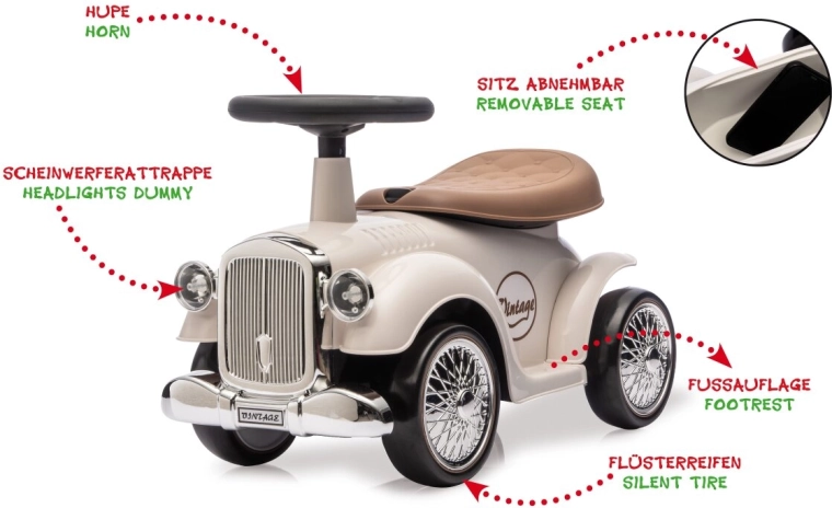 Jeździk JAMARA Classic Car biały