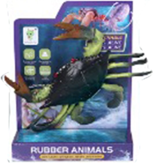 Gumowy krab 13 cm – wesoła zabawka do wanny i do ogrodu