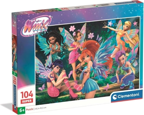 Puzzle Clementoni Super Winx 104 elementy