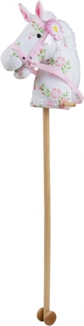 Różowy koń na kiju Bigjigs Toys
