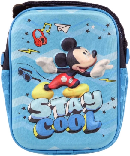 Błyszcząca dziecięca torebka na ramię Disney Mickey Mouse z efektem 3D