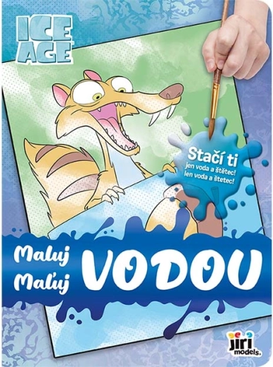 Maluj wodą Epoka lodowcowa – magiczne kolorowanki