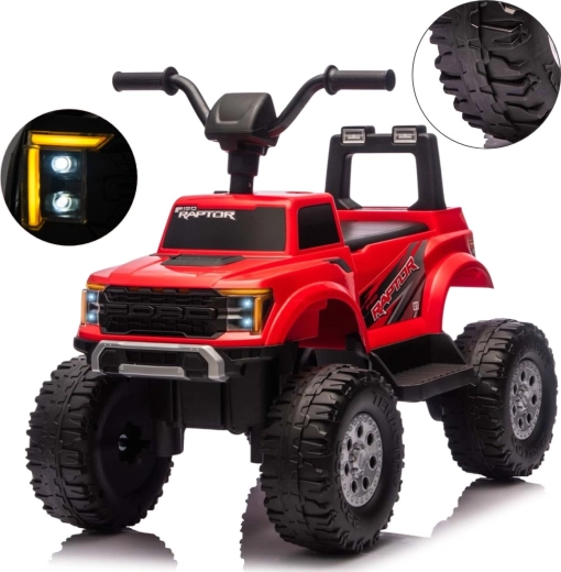 Elektryczny samochodzik Milly Mally Ford F-150 Raptor czerwony